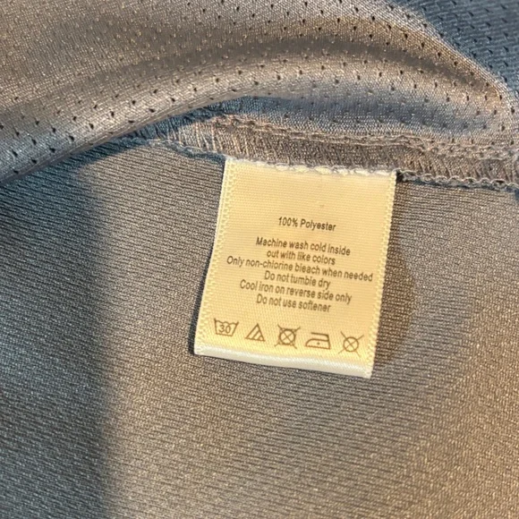 ALO Yoga Men's Dark Gray Polo Shirt - Picture 8 of 8